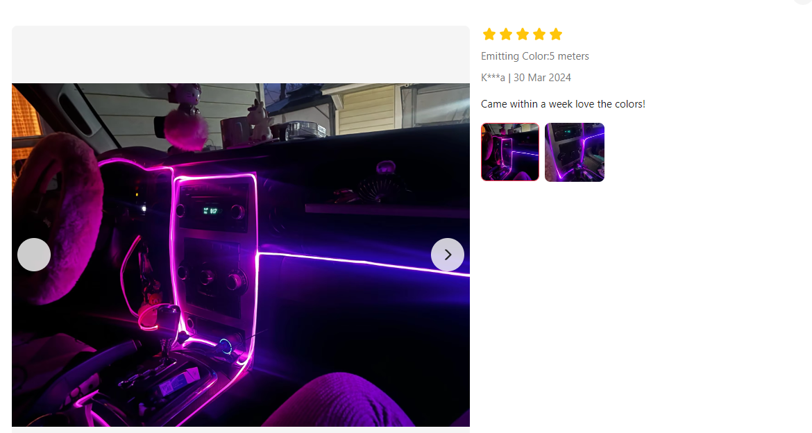 Car Interior Ambient LED